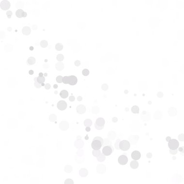Kabarcıklar daire noktalar benzersiz gri beyaz parlak vektör arka plan