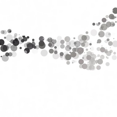 Kabarcıklar daire noktalar benzersiz siyah parlak vektör arka plan