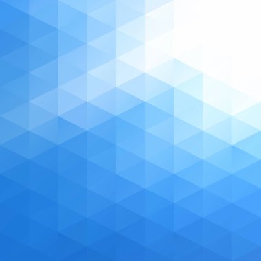 Mavi Izgara Mozaik Arkaplan, Yaratıcı Tasarım Şablonları