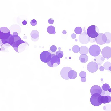 Kabarcıklar benzersiz mor parlak vektör arka plan