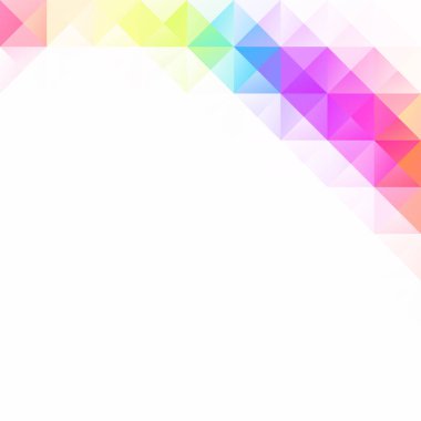 Renkli Izgara Mozaik Arkaplanı, Yaratıcı Tasarım Şablonları