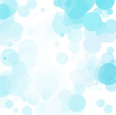 Kabarcıklar benzersiz mavi parlak vektör arka plan