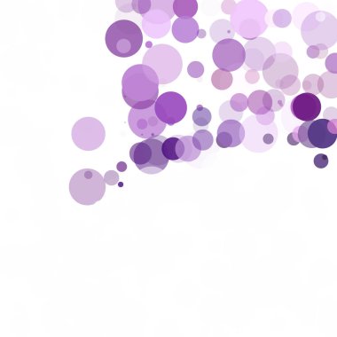 Kabarcıklar benzersiz mor parlak vektör arka plan