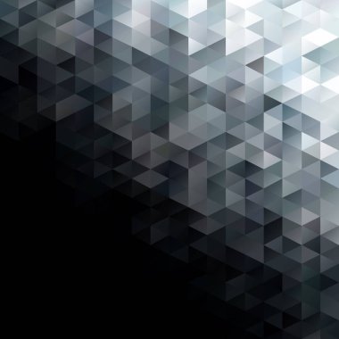 Siyah kılavuz Mozaik arka plan, yaratıcı tasarım şablonları