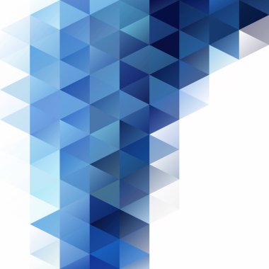 Mavi Izgara Mozaik Arkaplan, Yaratıcı Tasarım Şablonları