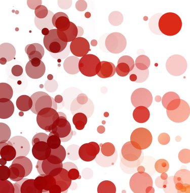 Kabarcıklar benzersiz kırmızı parlak vektör arka plan