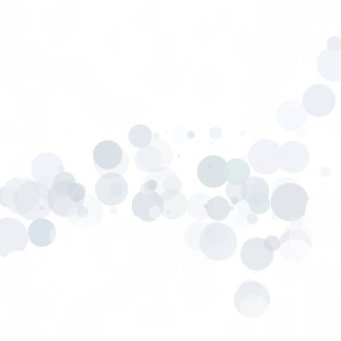 Kabarcıklar daire noktalar benzersiz gri beyaz parlak vektör arka plan