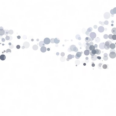 Kabarcıklar daire noktalar benzersiz gri beyaz parlak vektör arka plan