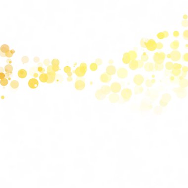 Kabarcıklar daire noktalar benzersiz sarı parlak vektör arka plan