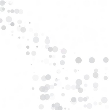 Kabarcıklar daire noktalar benzersiz gri beyaz parlak vektör arka plan