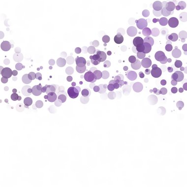 Kabarcıklar daire noktalar benzersiz mor parlak vektör arka plan