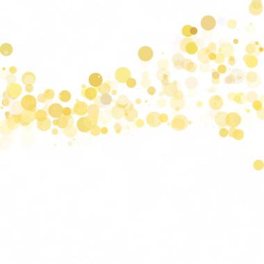 Kabarcıklar daire noktalar benzersiz sarı parlak vektör arka plan