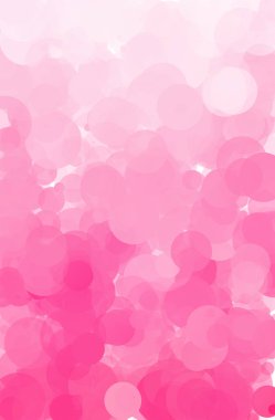 Kabarcıklar benzersiz pembe parlak vektör arka plan