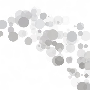 Kabarcıklar benzersiz gri beyaz parlak vektör arka plan