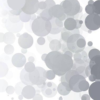 Kabarcıklar benzersiz gri beyaz parlak vektör arka plan