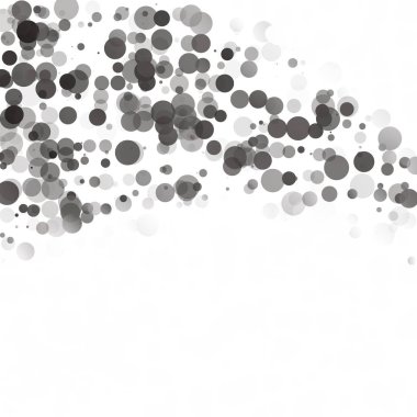 Kabarcıklar daire noktalar benzersiz siyah parlak vektör arka plan