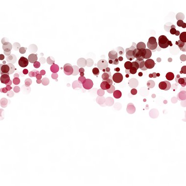 Kabarcıklar daire noktalar benzersiz mor parlak vektör arka plan