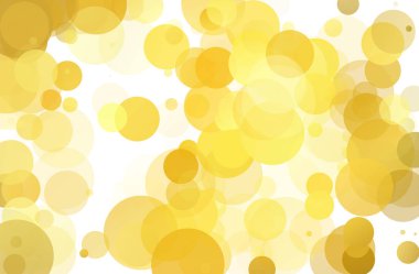 Kabarcıklar benzersiz sarı parlak vektör arka plan