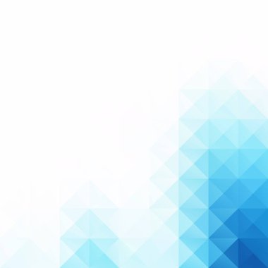 Mavi Izgara Mozaik Arkaplan, Yaratıcı Tasarım Şablonları