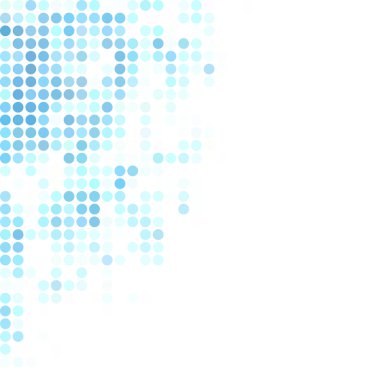 Mavi rastgele noktalar arka plan, yaratıcı tasarım şablonları