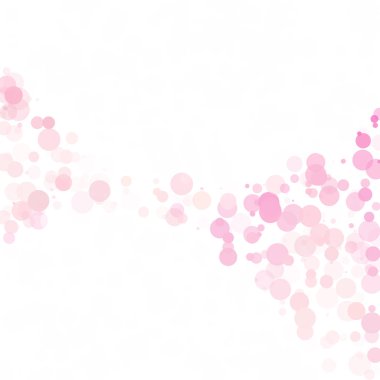 Kabarcıklar daire noktalar benzersiz pembe parlak vektör arka plan