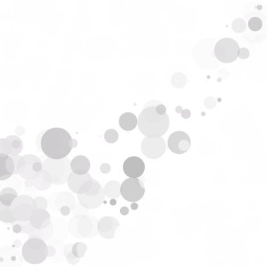 Kabarcıklar benzersiz gri beyaz parlak vektör arka plan