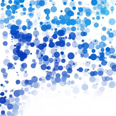 Kabarcıklar benzersiz mavi parlak vektör arka plan