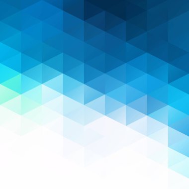 Mavi Izgara Mozaik Arkaplan, Yaratıcı Tasarım Şablonları