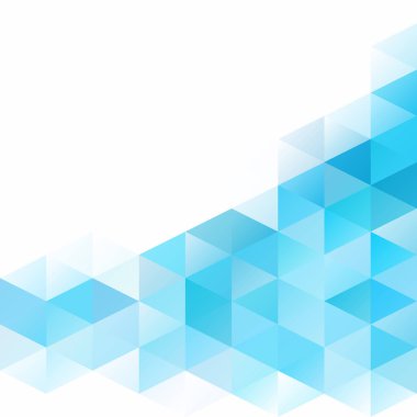 Mavi Izgara Mozaik Arkaplan, Yaratıcı Tasarım Şablonları