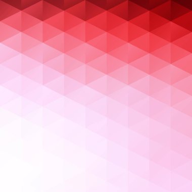 Kırmızı kılavuz Mozaik arka plan, yaratıcı tasarım şablonları