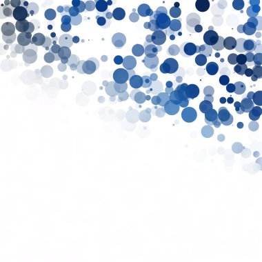 Kabarcıklar benzersiz mavi parlak vektör arka plan