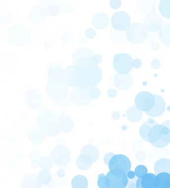 Kabarcıklar benzersiz mavi parlak vektör arka plan