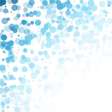 Kabarcıklar benzersiz mavi parlak vektör arka plan