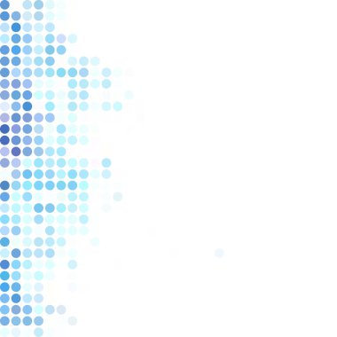 Mavi rastgele noktalar arka plan, yaratıcı tasarım şablonları