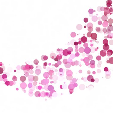 Kabarcıklar daire noktalar benzersiz mor parlak vektör arka plan