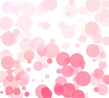 Kabarcıklar benzersiz pembe parlak vektör arka plan