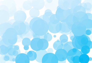 Kabarcıklar benzersiz mavi parlak vektör arka plan