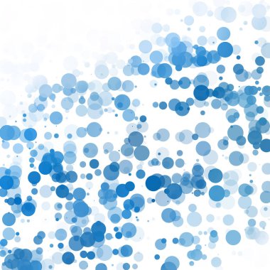 Kabarcıklar benzersiz mavi parlak vektör arka plan