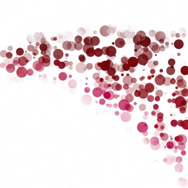 Kabarcıklar daire noktalar benzersiz mor parlak vektör arka plan