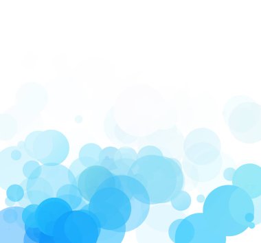 Kabarcıklar benzersiz mavi parlak vektör arka plan