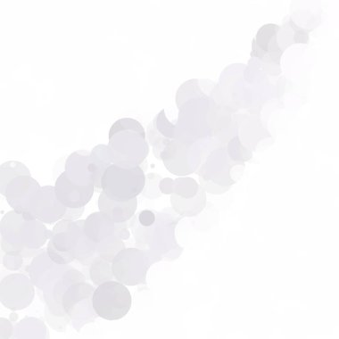 Kabarcıklar benzersiz gri beyaz parlak vektör arka plan