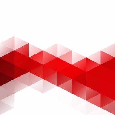 Kırmızı kılavuz Mozaik arka plan, yaratıcı tasarım şablonları