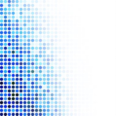 Mavi rastgele noktalar arka plan, yaratıcı tasarım şablonları