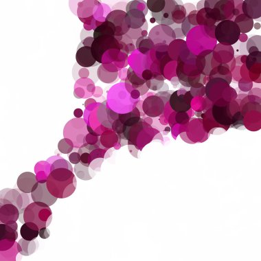 Kabarcıklar benzersiz mor parlak vektör arka plan