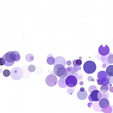 Kabarcıklar daire noktalar benzersiz mor parlak vektör arka plan