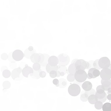 Kabarcıklar benzersiz gri beyaz parlak vektör arka plan