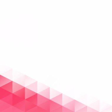 Kırmızı kılavuz Mozaik arka plan, yaratıcı tasarım şablonları