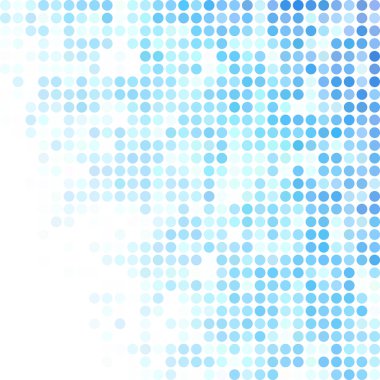 Mavi rastgele noktalar arka plan, yaratıcı tasarım şablonları