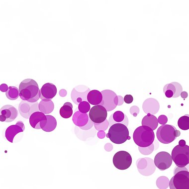 Kabarcıklar benzersiz mor parlak vektör arka plan