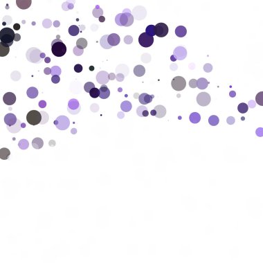 Kabarcıklar daire noktalar benzersiz mor parlak vektör arka plan